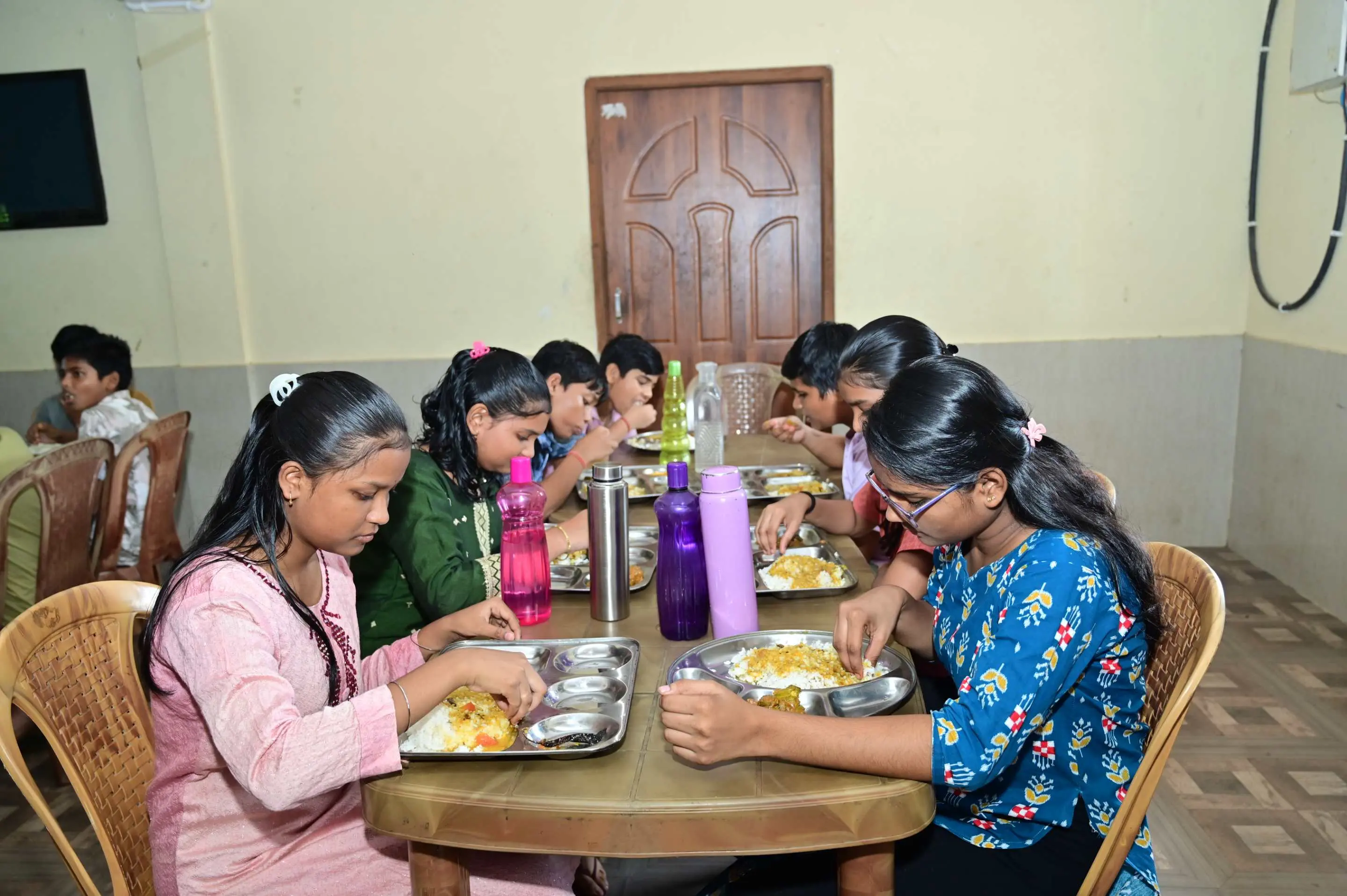 Hostel dining area